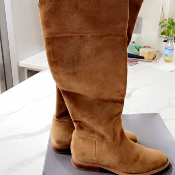 Michael Kors suede riding boots - Picture 3 of 4